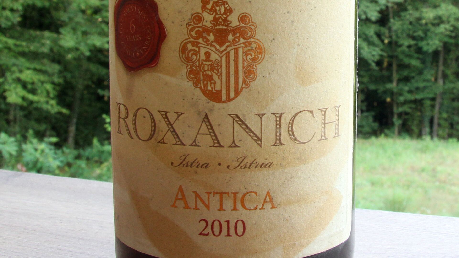 Roxanich Malvazija Antica 2010. was macerated for six months and waited sixteen years to be opened
