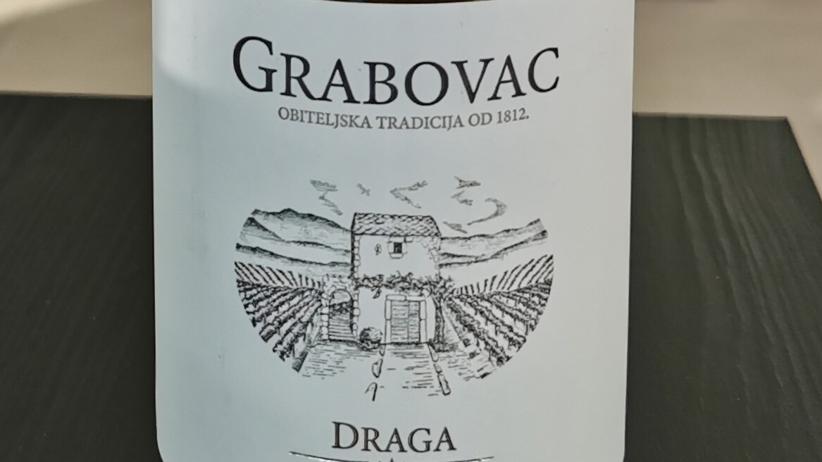 Vino tjedna 28. rujna - 4. listopada: Grabovac Draga Riserva 2023.