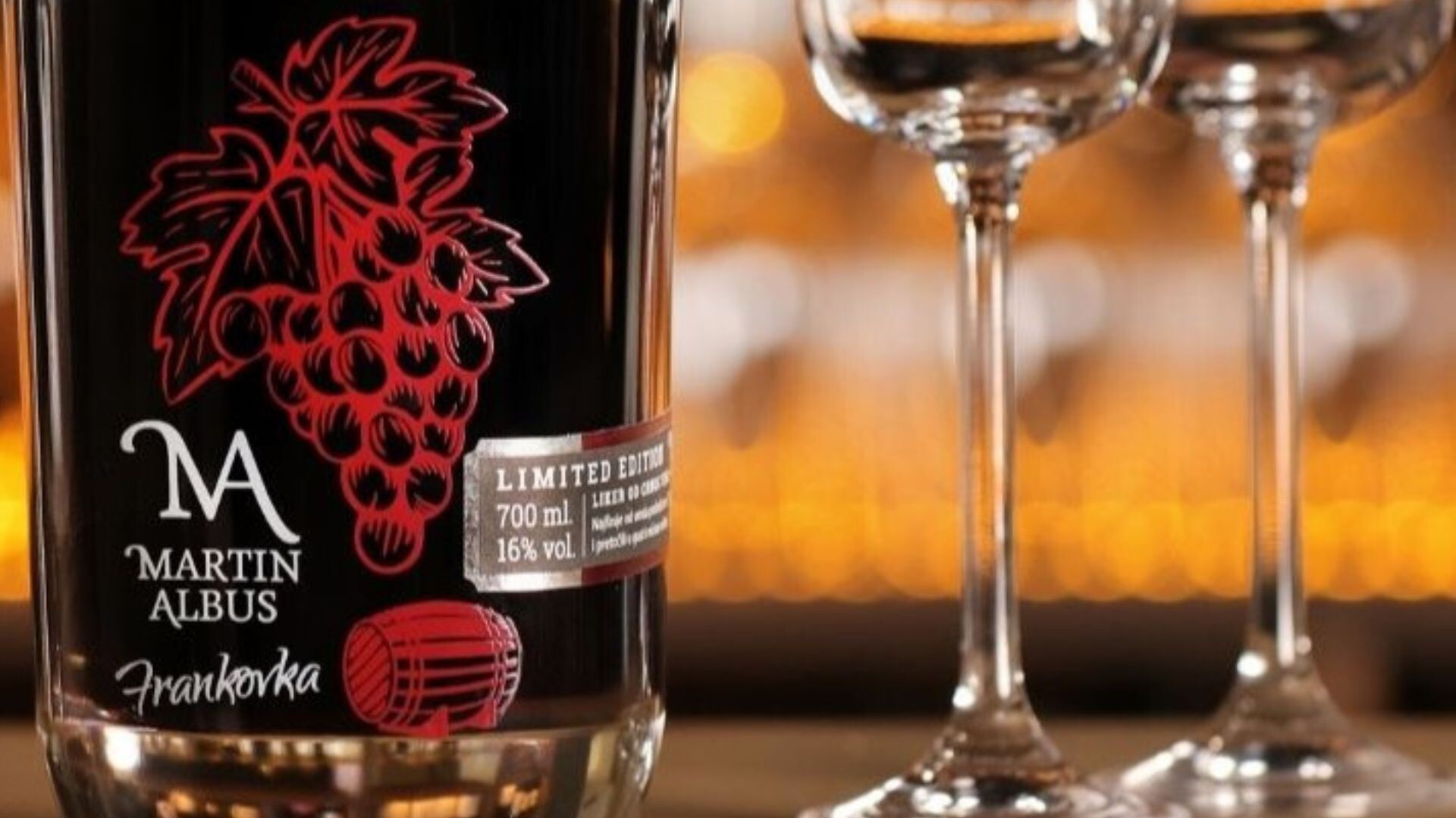 Liqueur from the Frankovka grape comes from Orahovica and is called Martin Albus