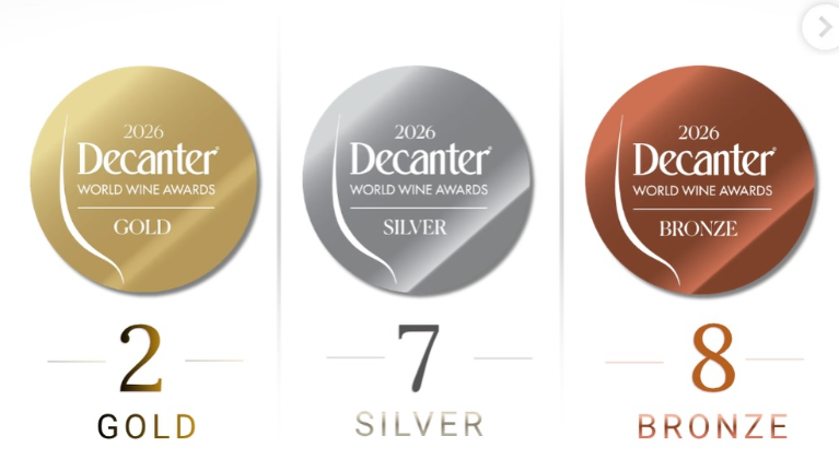 Montenegrin wines won two Decanter's gold medals, seven silvers, and eight bronzes