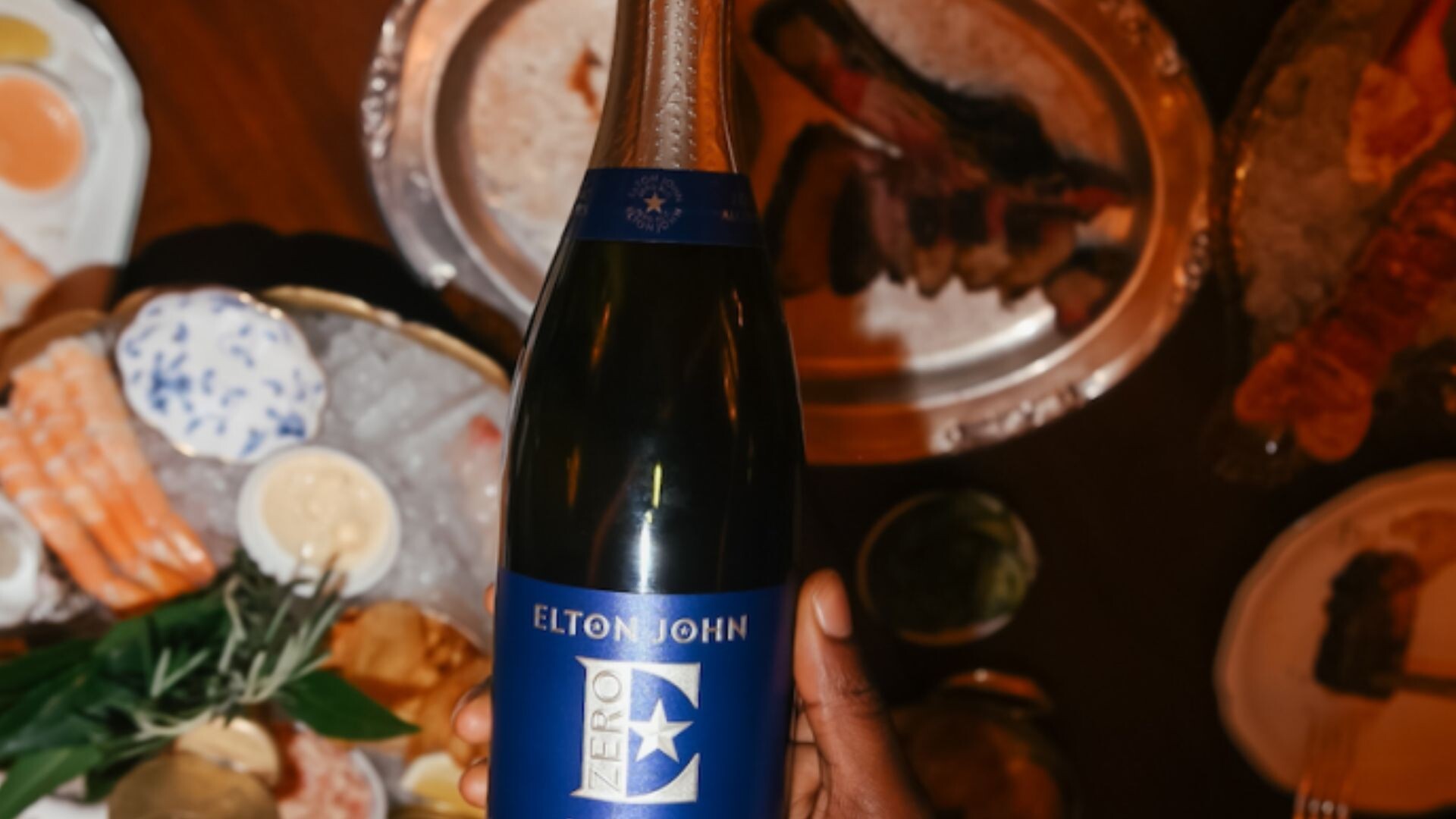Elton John has a non-alcoholic sparkling wine! He sells it in supermarkets for £10